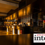 Interior of a bar