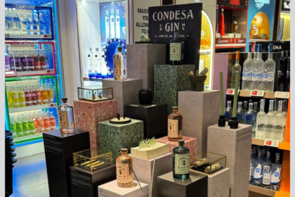 Condesa Gin display at DFS outlet in JFK airport