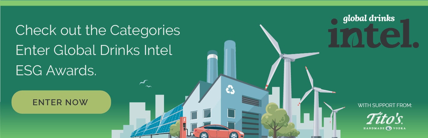 Banner for Global Drinks Intel's ESG Awards 2024 - https://esgawards.drinks-intel.com/