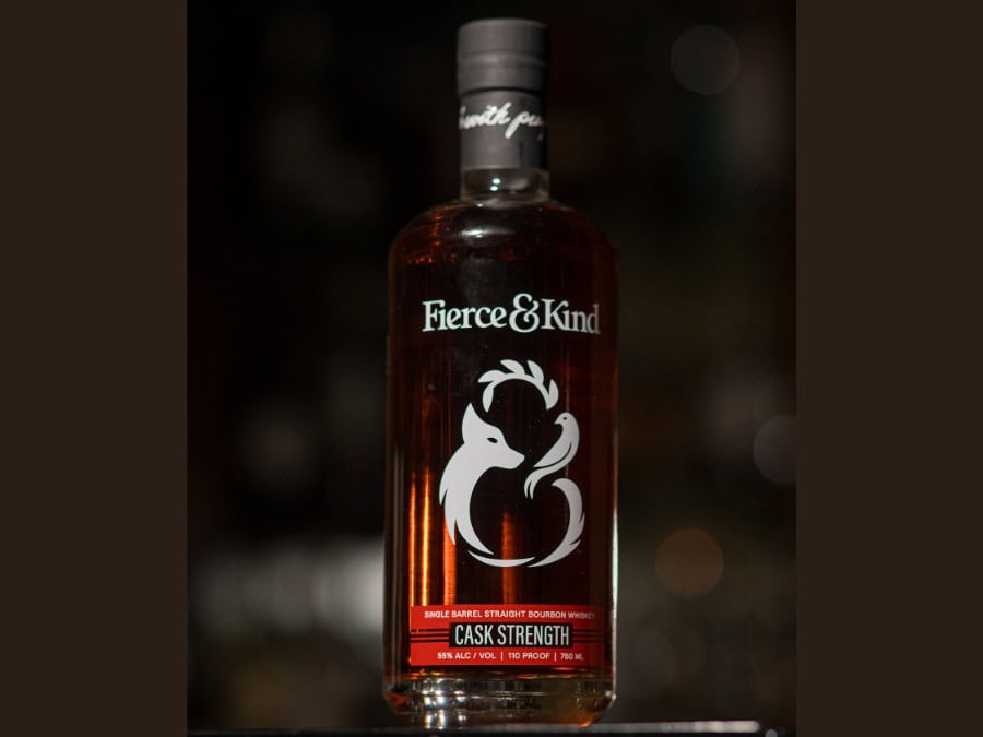 Bottle of Fierce and Kind Bourbon