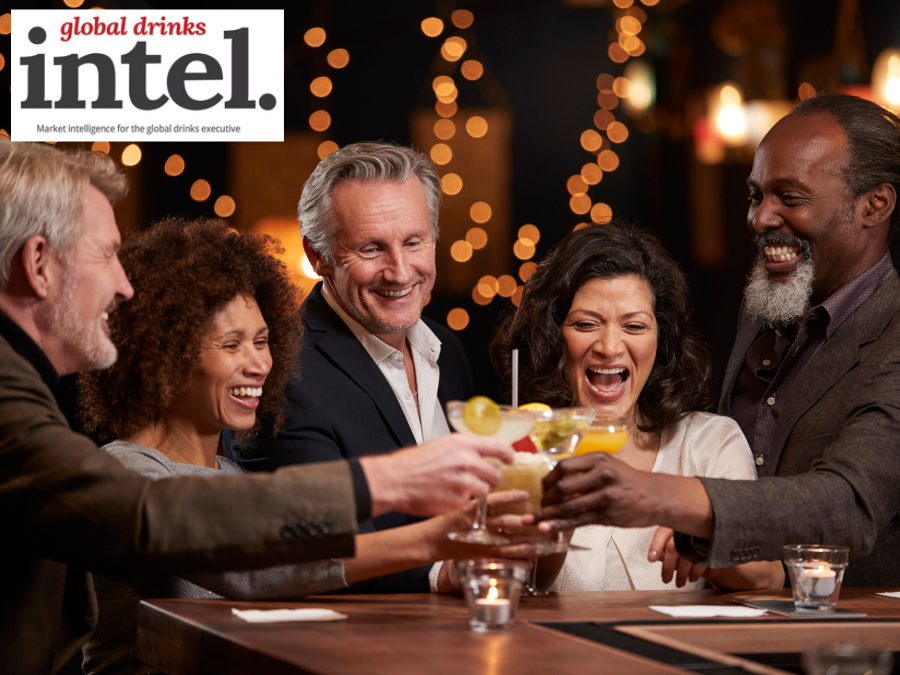 A group of Generation X consumers at a bar