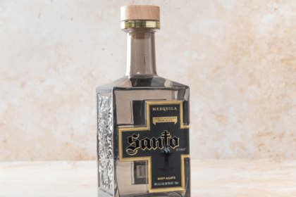Bottle of Santo Mezquila