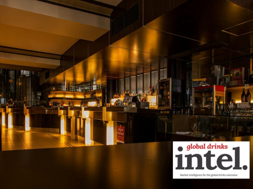 Interior of a bar