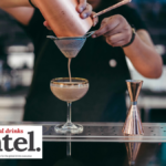 A bartender preparing a cocktail