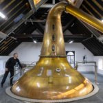 Interior of stillhouse at GlenGarioch Distillery