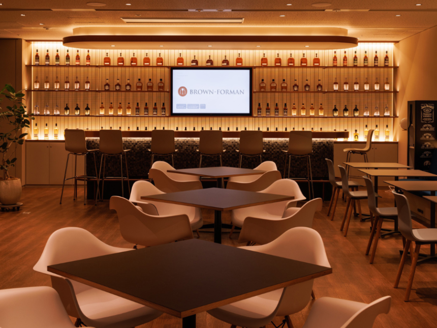 Interior of Brown-Forman's office in Japan