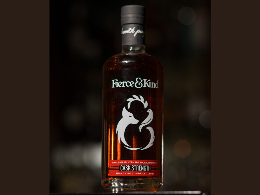Bottle of Fierce and Kind Bourbon