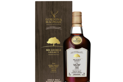 Bottle and box for Gordon & MacPhail's Mr George Legacy 65-year-old single malt