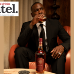 MC Skepta with a bottle of Havana Club
