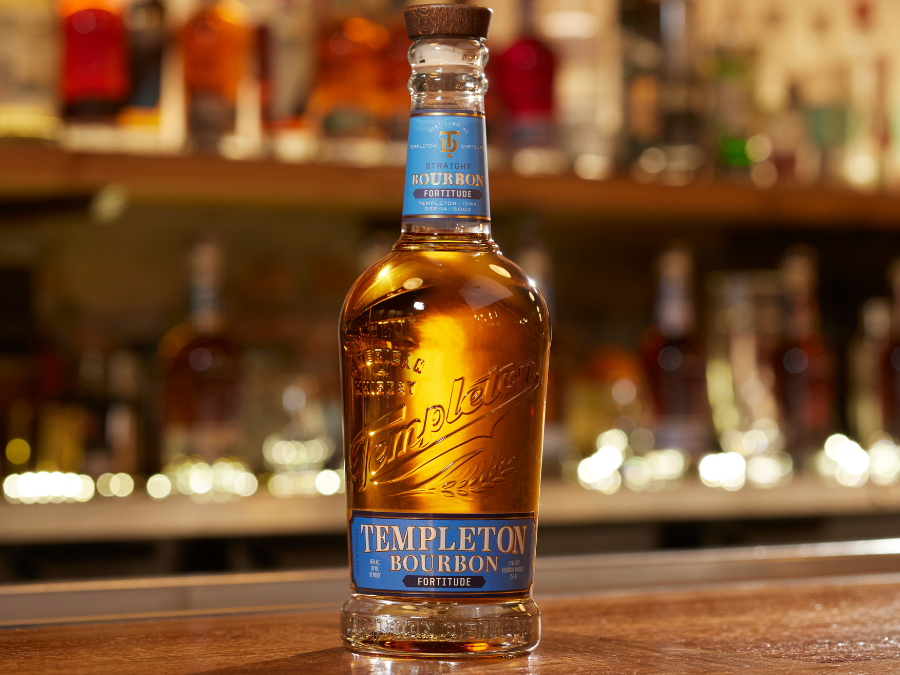 Bottle of Templeton Fortitude Bourbon