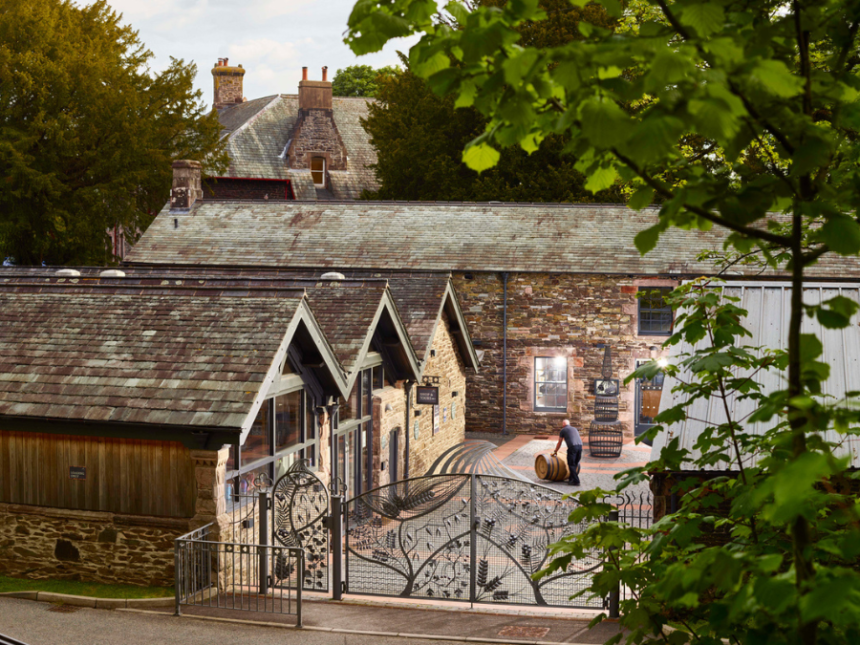 Exterior of The Lakes Distillery