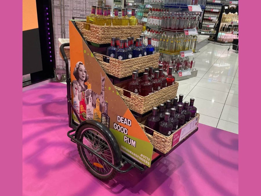 Dead Man's Fingers activation at Stansted Airport