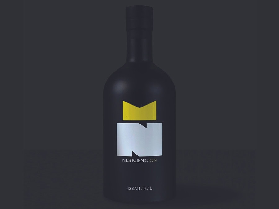 Bottle of Nils Koenig Gin
