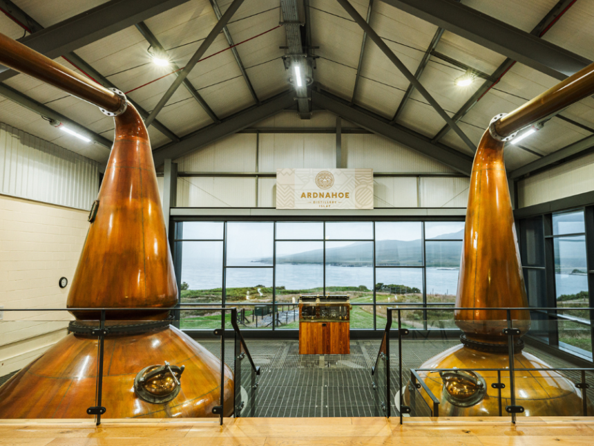 Stillhouse at Ardnahoe Distillery