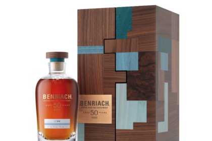 Bottle of and box for Benriach 1966 Cask Aged 50 Years