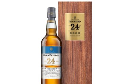 Bottle of and box for Glen Deveron 24 Year Old finished in Super Tuscan Red Wine Casks