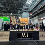 Milestone Beverages stand and staff at ProWein