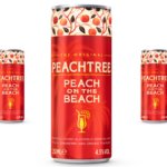 Can of Peachtree Peach On The Beach RTD