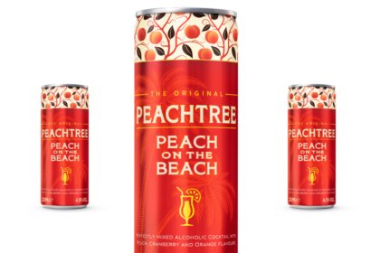 Can of Peachtree Peach On The Beach RTD