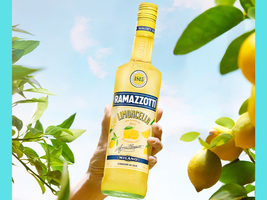 Bottle of Ramazzotti Limoncello
