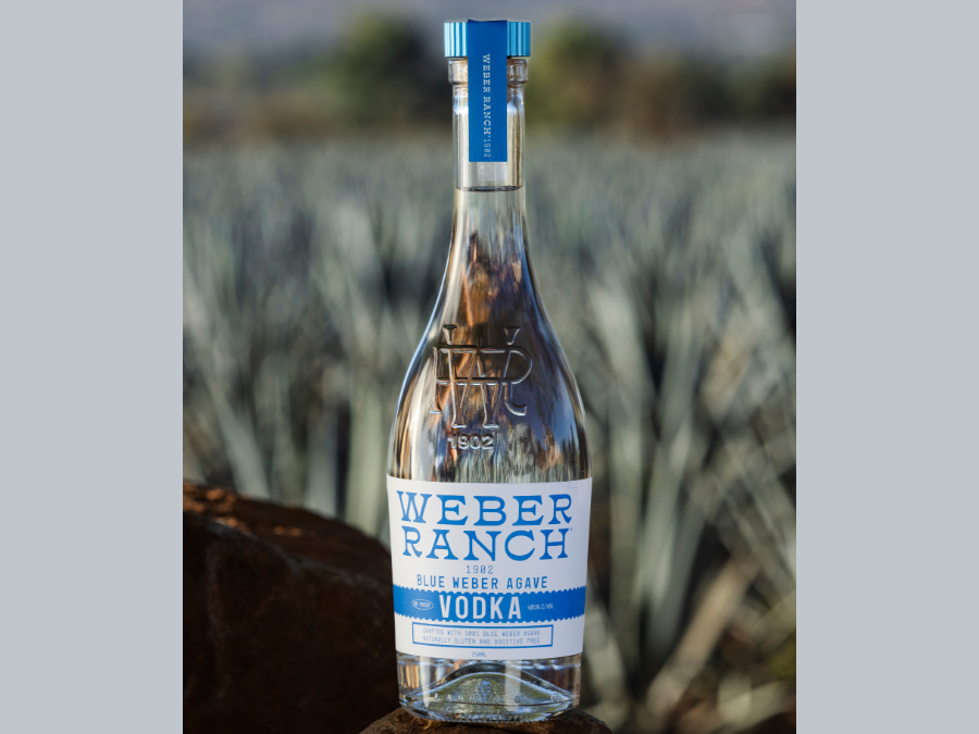 Bottle of Weber Ranch 1902 Vodka