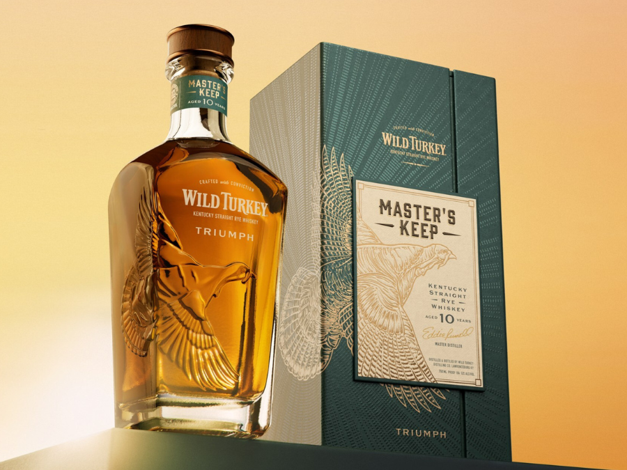 Bottle of and box for Wild Turkey Master's Keep Triumph