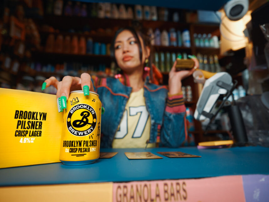 Still image from Brooklyn Brewery marketing campaign