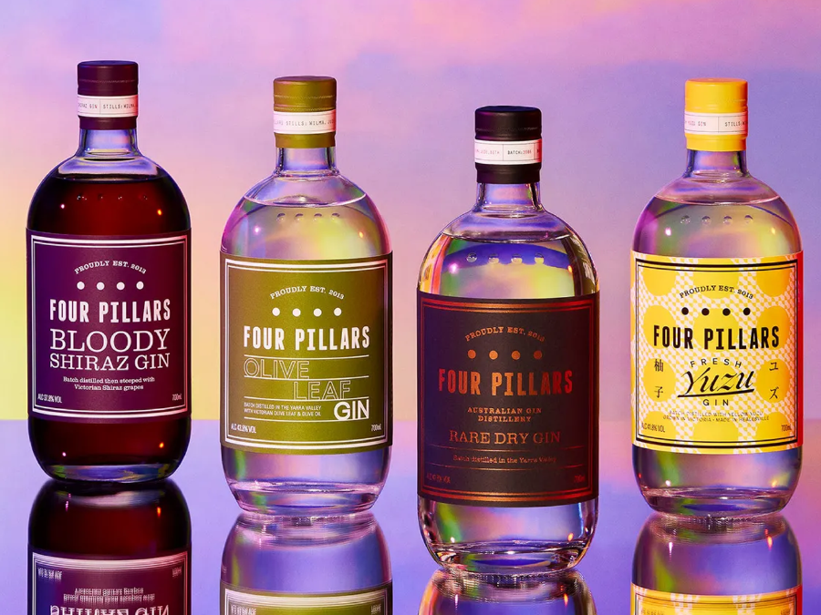 Four expressions from Four Pillars gin portfolio