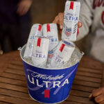 Team USA-branded cans of Michelob Ultra