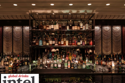 Interior of Velvet by Salvatore Calabrese bar in London's Corinthia hotel