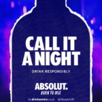 Still image from Absolut 'Call It A Night' activation