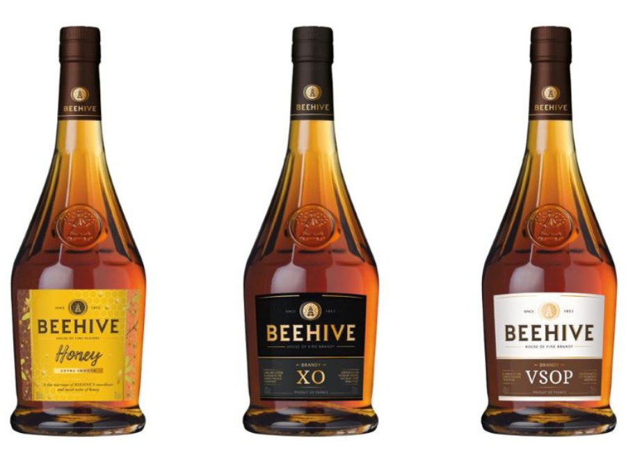 Three expressions from the Beehive brandy portfolio