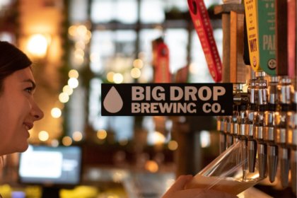 A Big Drop Brewing Co beer tap