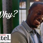 Still image from Captain Morgan's 'Why You Always Whying' advertising campaign