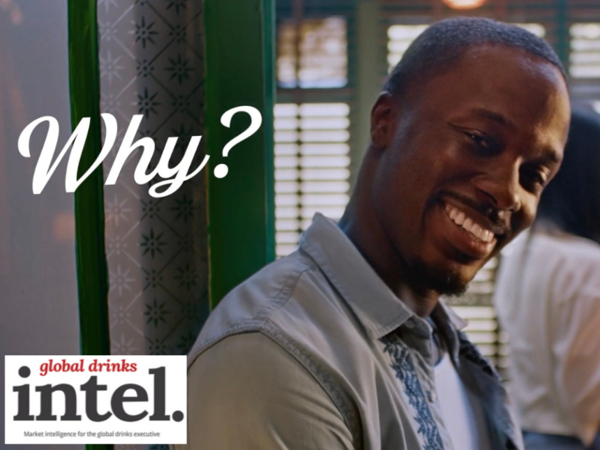 Still image from Captain Morgan's 'Why You Always Whying' advertising campaign