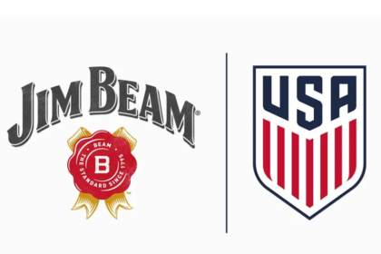 Logos for Jim Beam and the US Soccer Federation