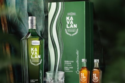 Bottle of and box for Concertmaster Port Cask Finish Oversea Edition