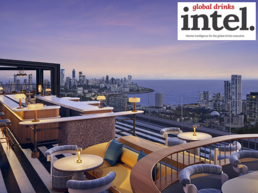 View from the AER rooftop bar at the Four Seasons Hotel in Mumbai