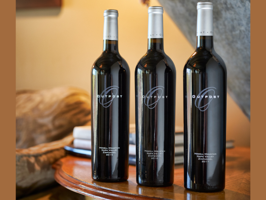 Three varietals from Outpost Wines