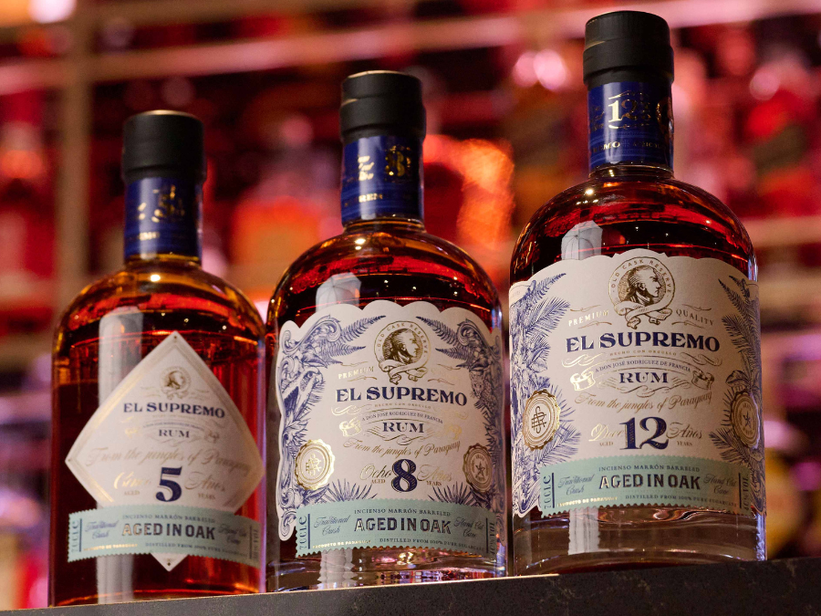 The three expressions from El Supremo rum