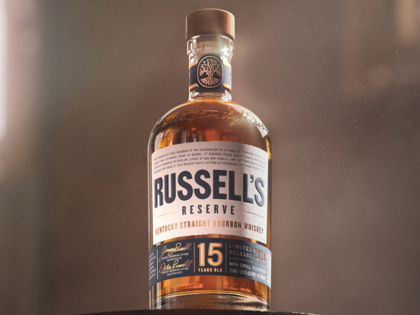 Bottle of Russell's Reserve 15-Year-Old 2024 Limited Release