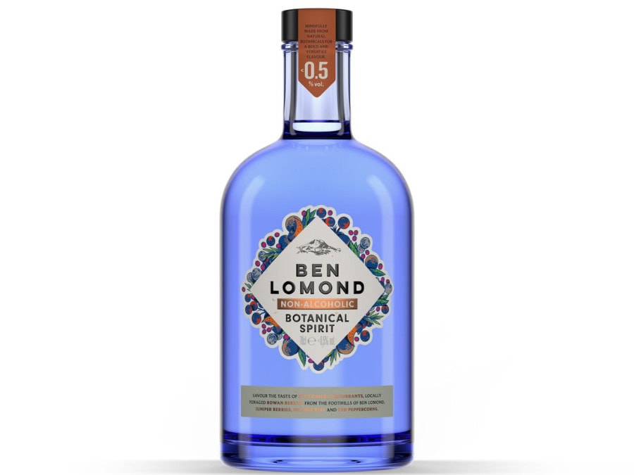 Bottle of Ben Lomond Non-Alcoholic Botanical Spirit