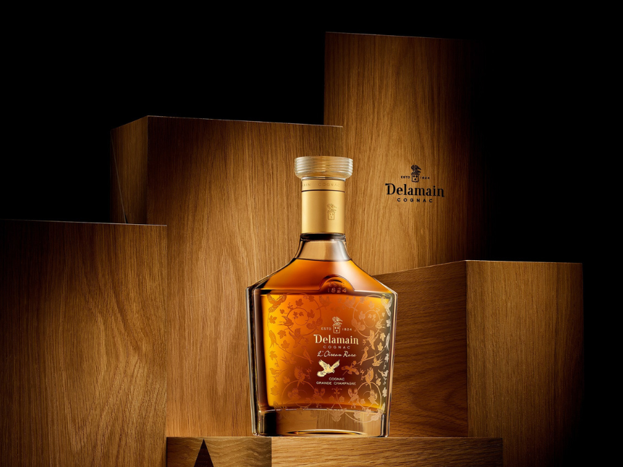 Bottle of Delamain Cognac's L'Oiseau Rare