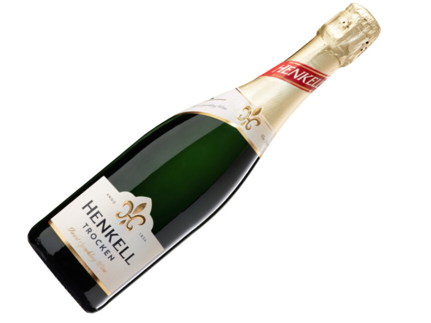 Bottle of Henkell Trocken Sekt