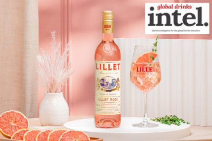 Bottle and serve of Lillet Rose