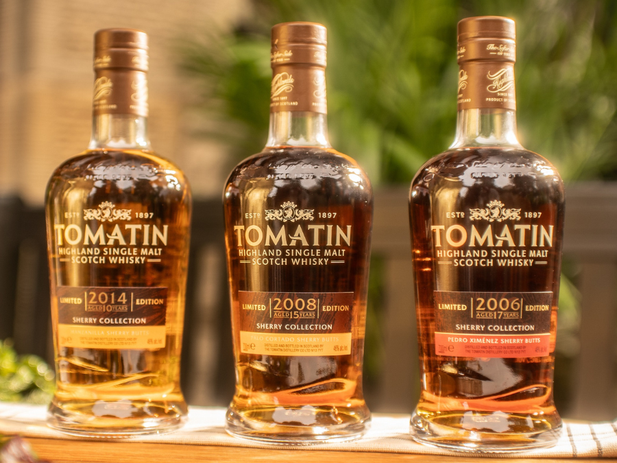 Tomatin's three-strong The Sherry Collection