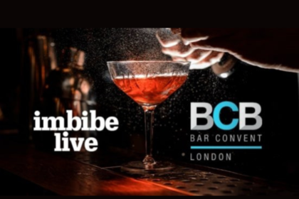 Logos for Imbibe Live and BCB London