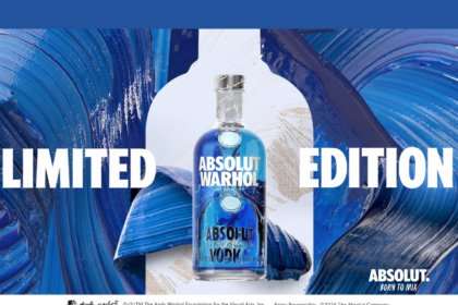 Bottle of Absolut Warhol limited-edition bottle