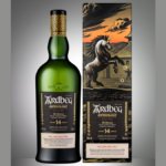 Bottle of and box for Ardbeg Anthology The Unicorn’s Tale
