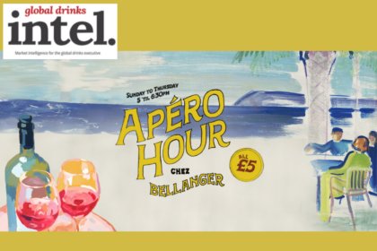 An advert for apéro hour at Bellanger, a French-inspired restaurant & bar in London